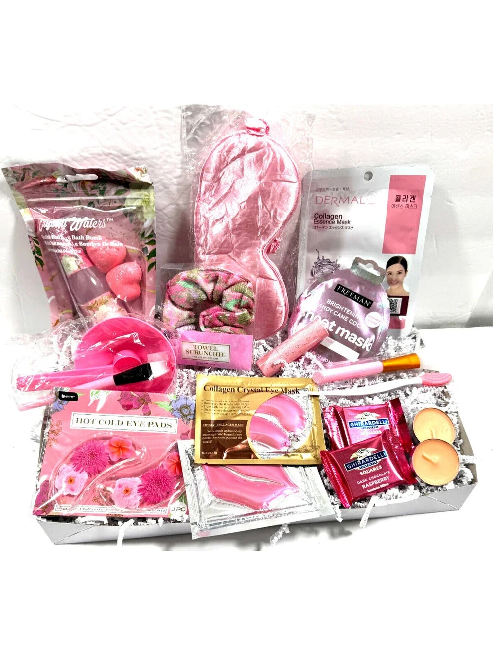 Women Gift Box Spa Day Self-Care Basket
